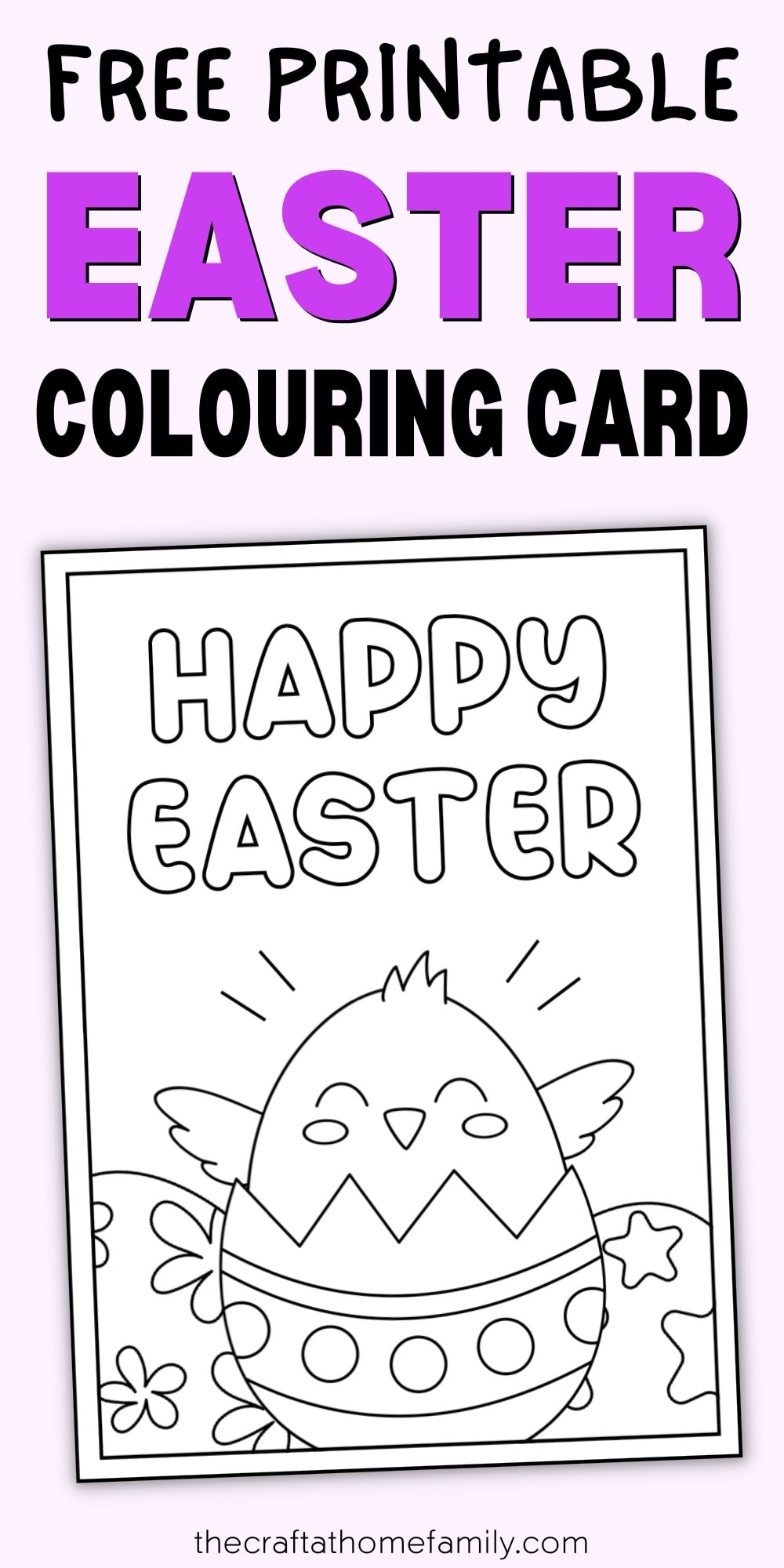 Free Printable Easter Cards To Color Perfect For Kids The Craft at 