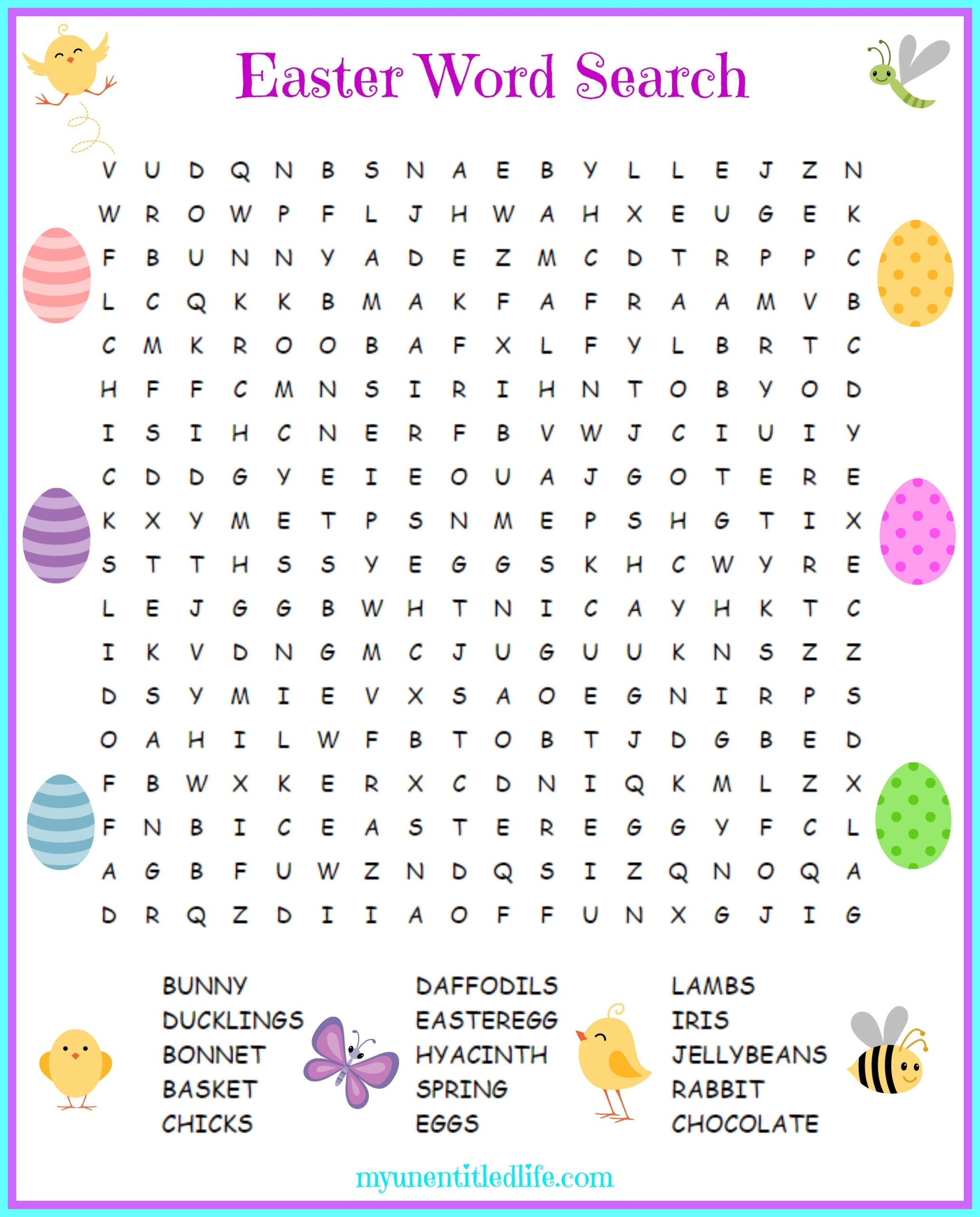 Free Printable Easter Puzzles For Adults Fanny Printable