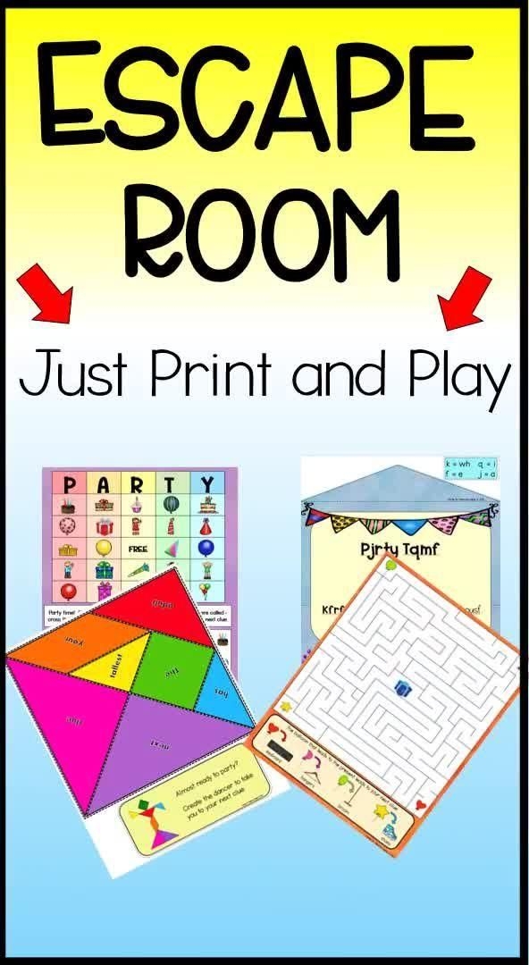 Free Printable Escape Room Puzzles Printable Word Searches