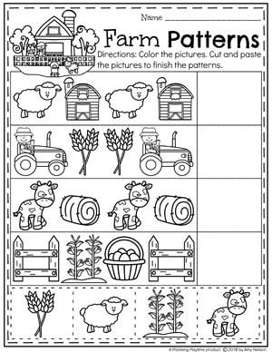 Free Printable Farm Worksheets For Preschoolers