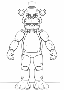 Free Printable Five Nights At Freddy 39 s fnaf Coloring Pages DB0