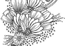 Free Printable Flower Bouquet Coloring Pages