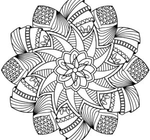 Free Printable Flower Mandala Coloring Pages At GetDrawings Free Download