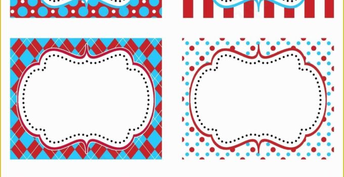 Free Printable Food Labels For Party