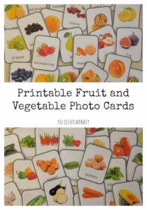 FREE Printable Fruit And Vegetable Cards