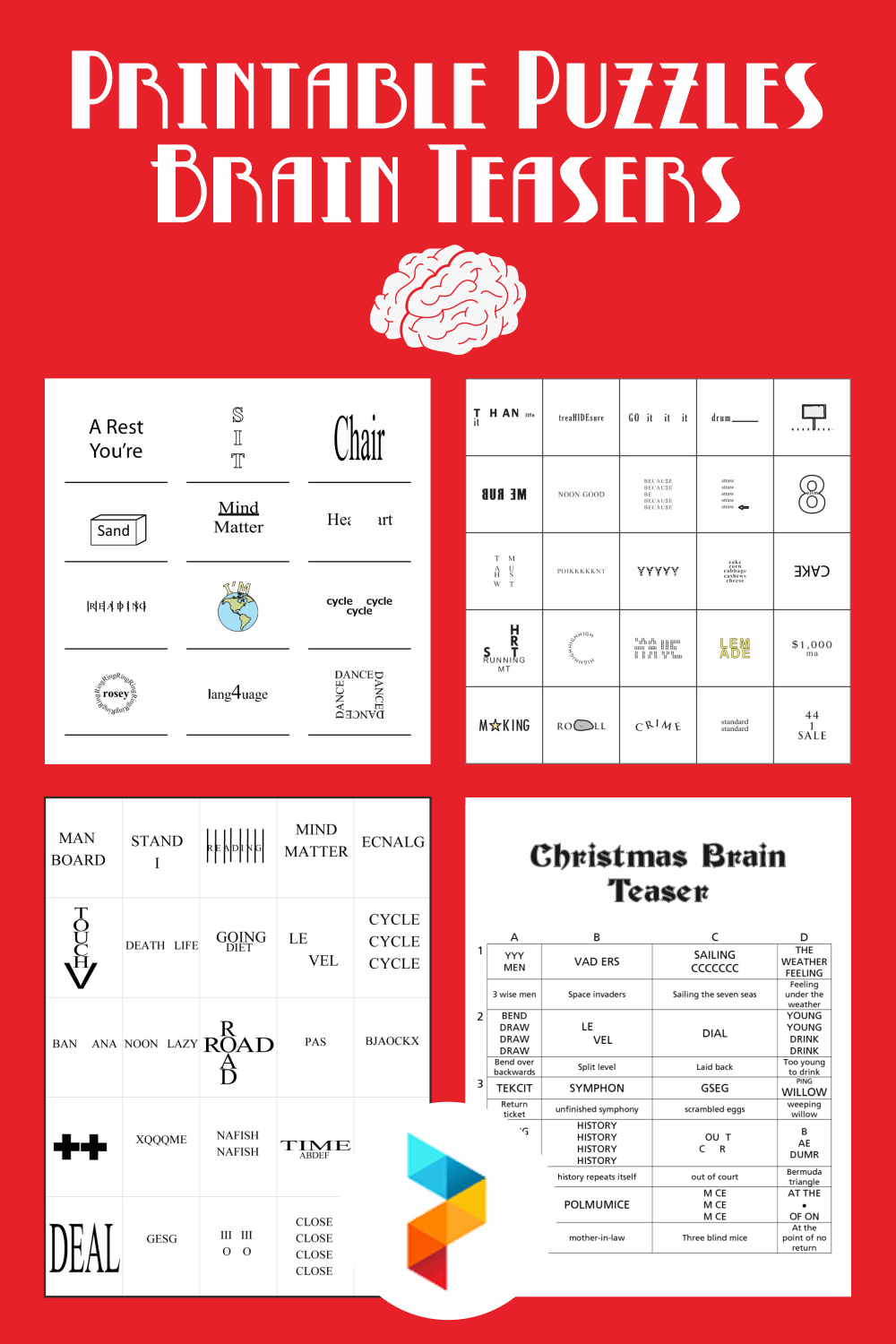 Free Printable Games For Adults Printable Brain Teasers Free 