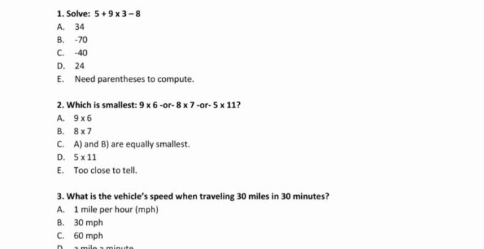 Ged Science Practice Test Free Printable