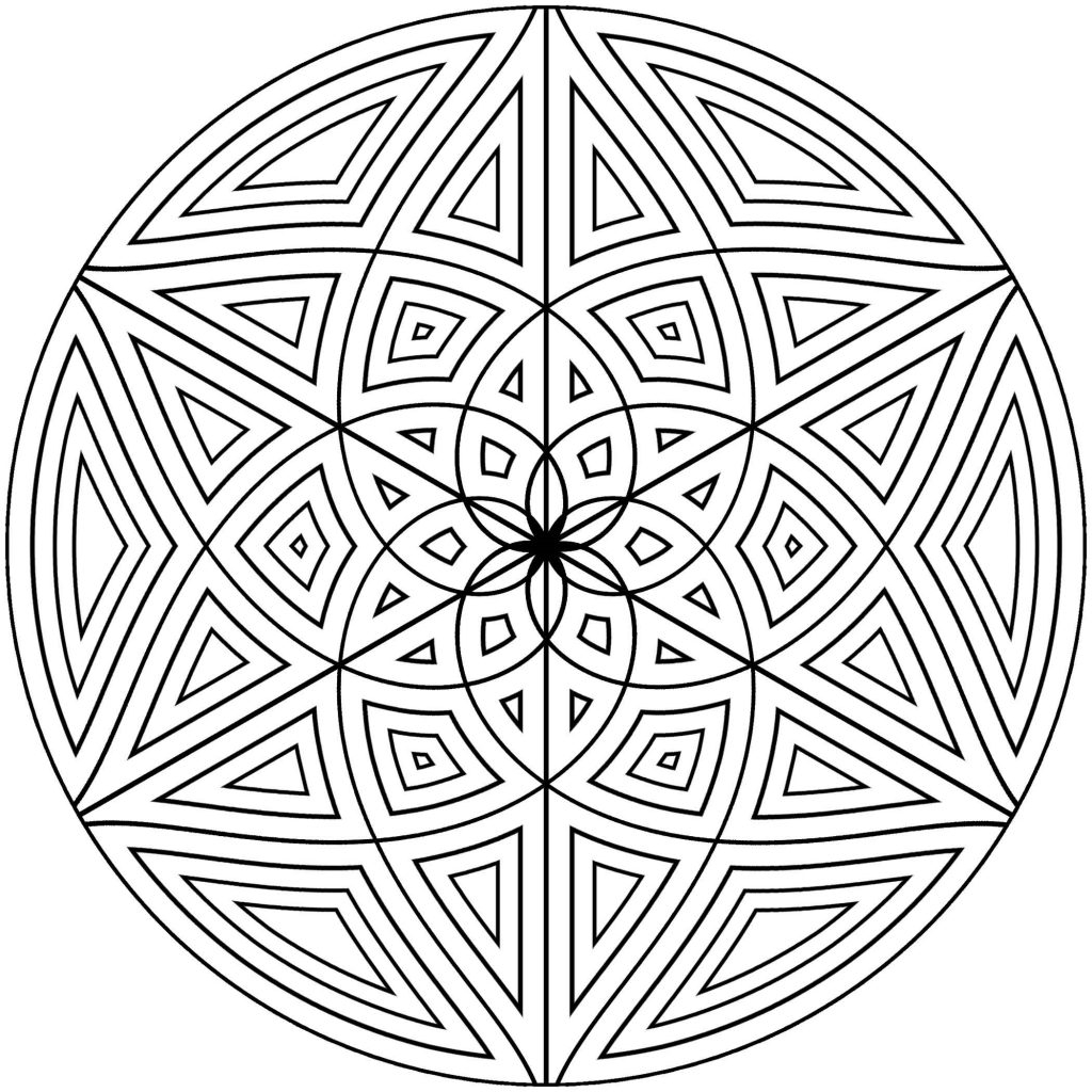 Free Printable Pattern Coloring Pages For Adults