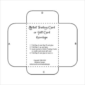 Free Printable Gift Card Sleeve Template