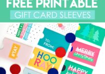 Free Printable Gift Card Sleeve Template