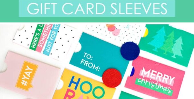Free Printable Gift Card Sleeve Template
