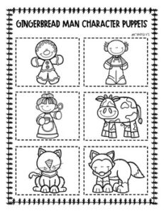 Free Printable Gingerbread Man Story Characters Printable Prntbl
