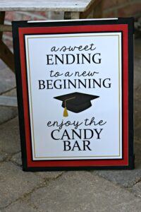 Free Printable Graduation Candy Buffet Signs