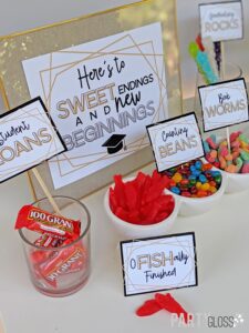 Free Printable Graduation Candy Buffet Signs