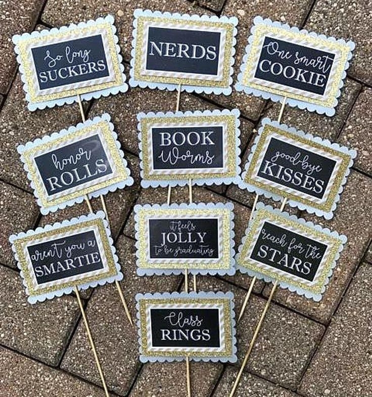 Free Printable Graduation Candy Buffet Signs