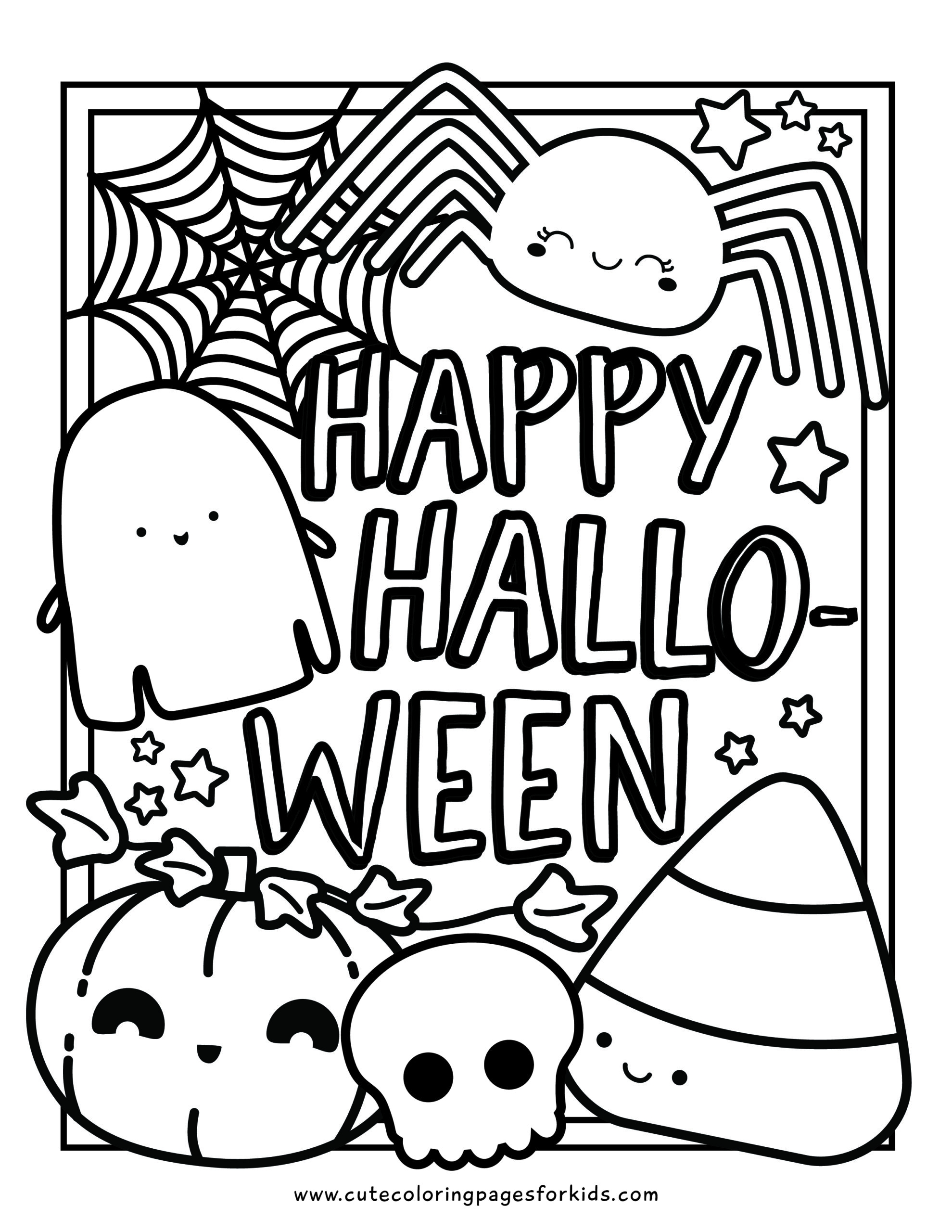 Free Printable Halloween Colouring Pages Printable Free Templates