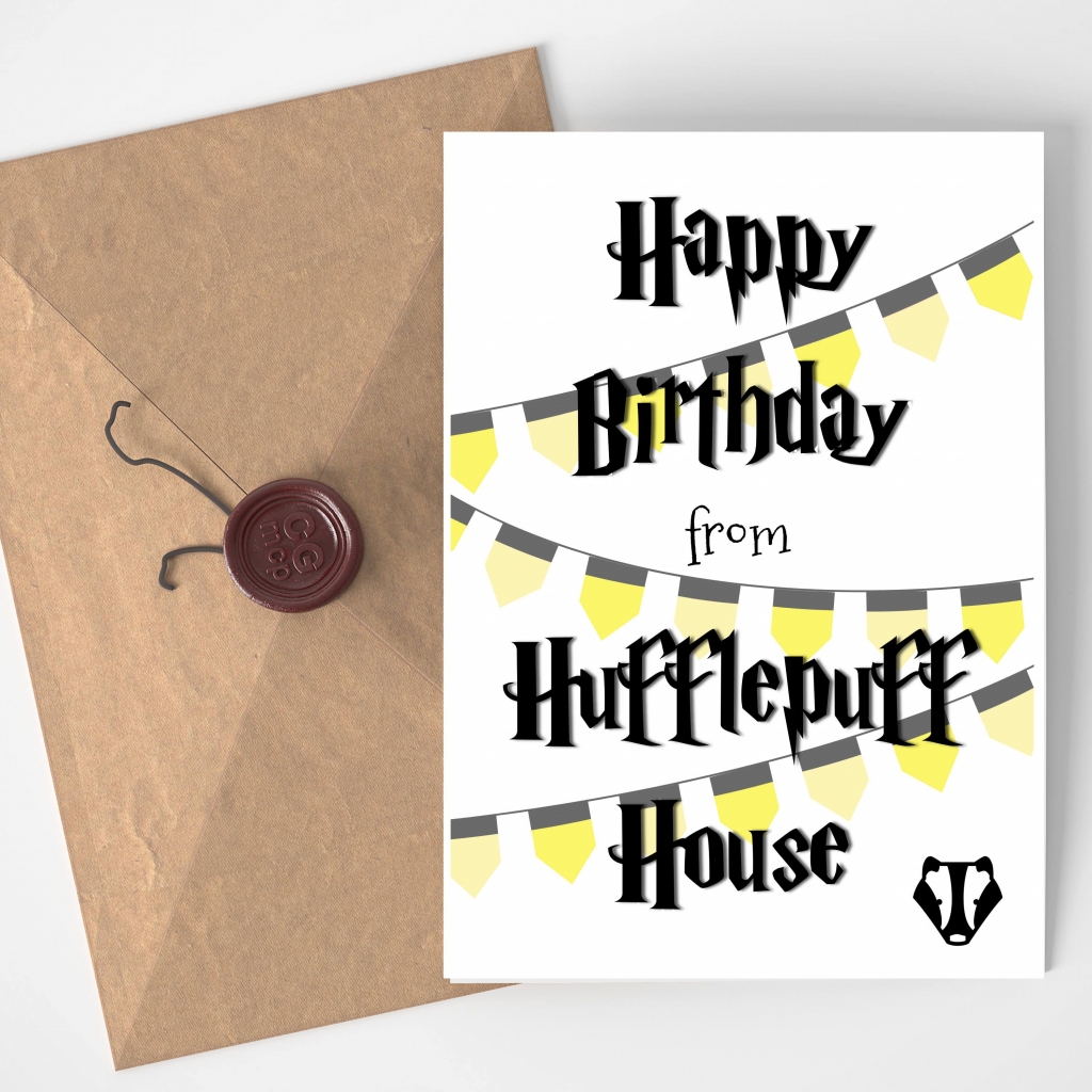 Free Printable Harry Potter Birthday Cards Printable Templates Your 