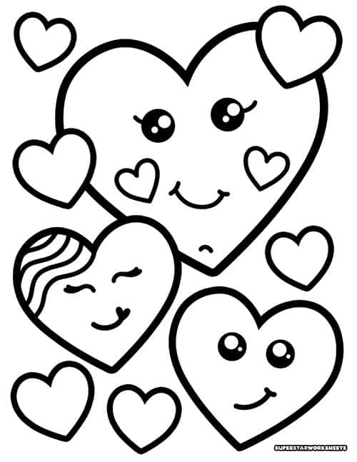 Free Printable Heart Coloring Pages For Kids 41 OFF