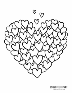 Free Printable Heart Coloring Pages For Kids Santa Co Vrogue co