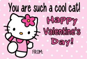 Free Printable Hello Kitty Valentines Day Cards Printable Templates