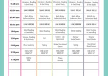 Free Printable Homeschool Daily Schedule Template
