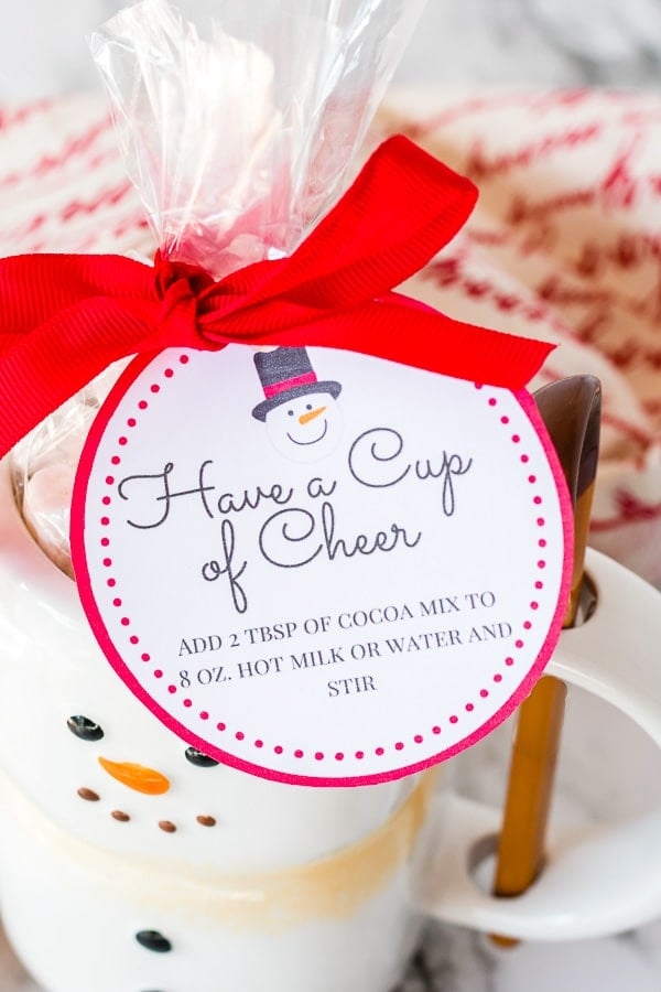 Free Printable Hot Cocoa Gift Tags