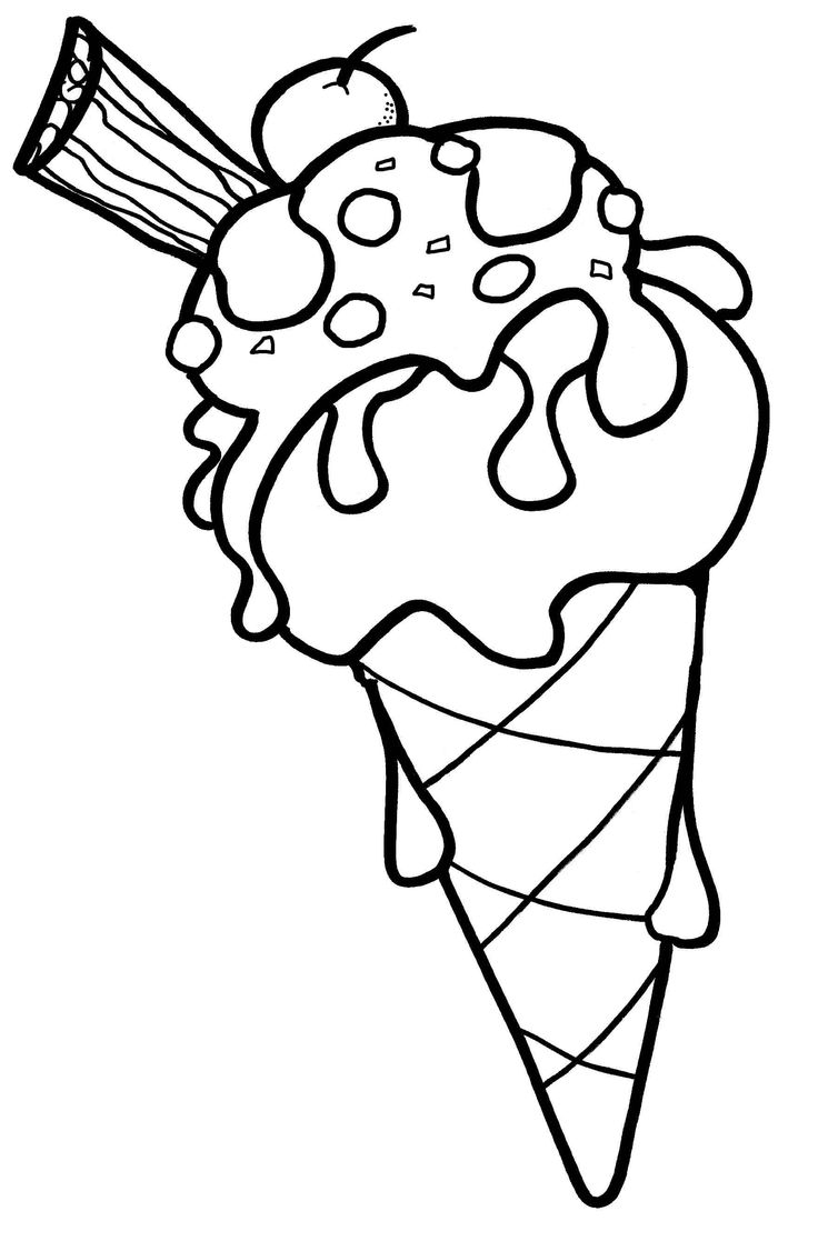 Free Printable Ice Cream Coloring Pages