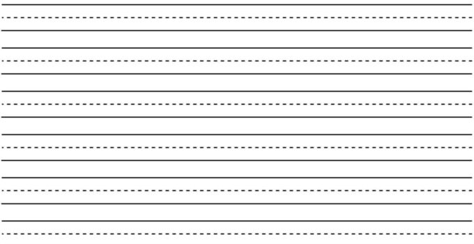 Lined Paper For Kindergarten Free Printable