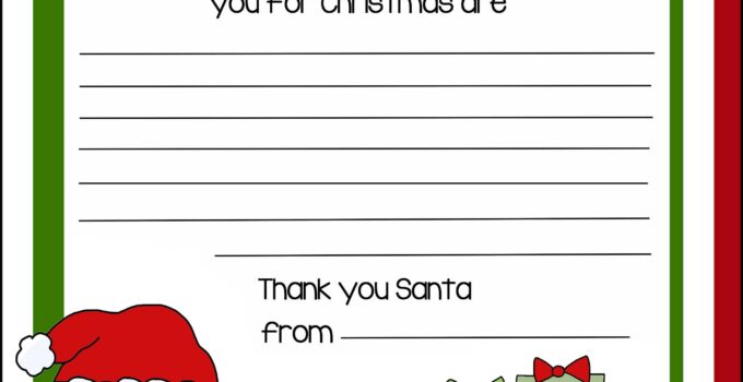 Santa Letters From North Pole Free Printable