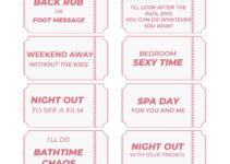 Love Coupons For Her Printable Free