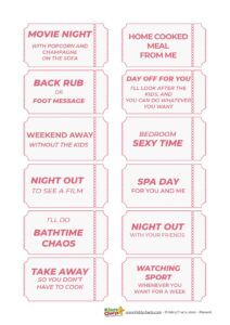 Free Printable Love Coupons For Her Template