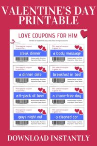 Free Printable Love Coupons For Him