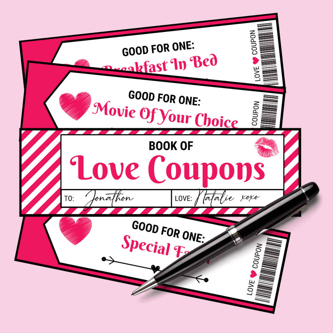 Free Printable Love Coupons For Him Bold Bubbly
