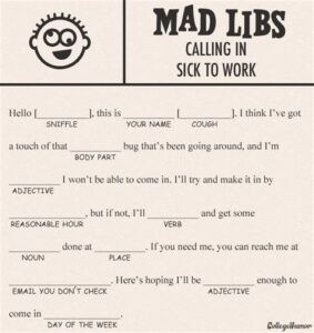 Free Printable Mad Libs Sheets For Adults 2025 Printablemadlibs