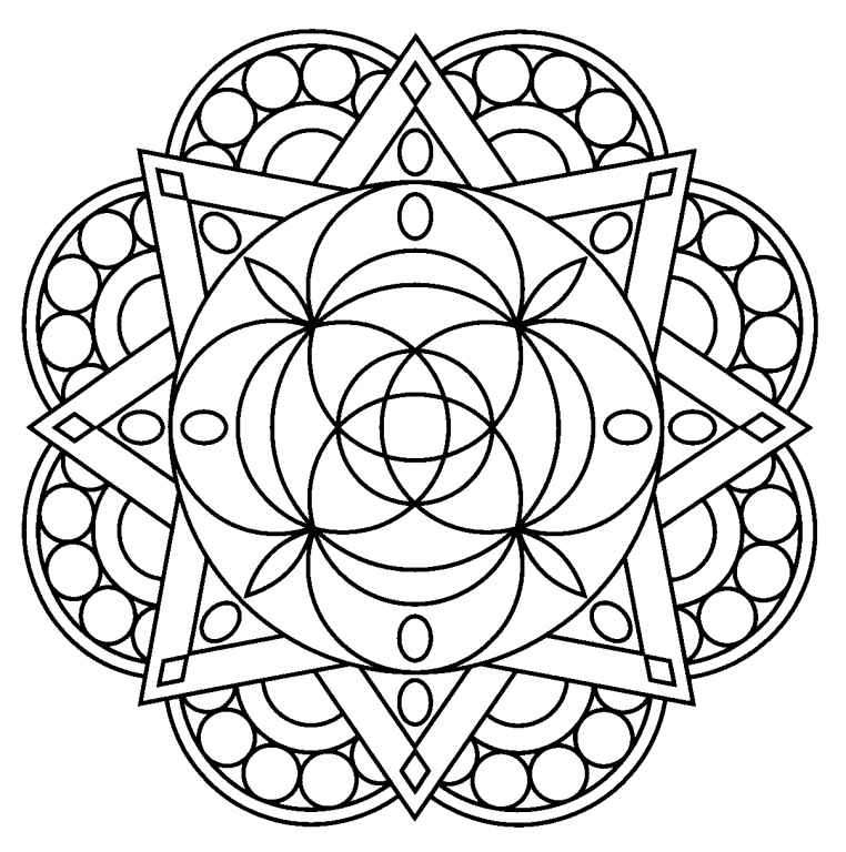 Free Printable Mandala Coloring Pages For Adults Best Coloring Pages 