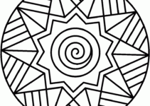 Free Printable Easy Mandala Coloring Pages