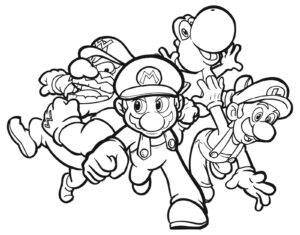 Free Printable Mario Coloring Pages For Kids