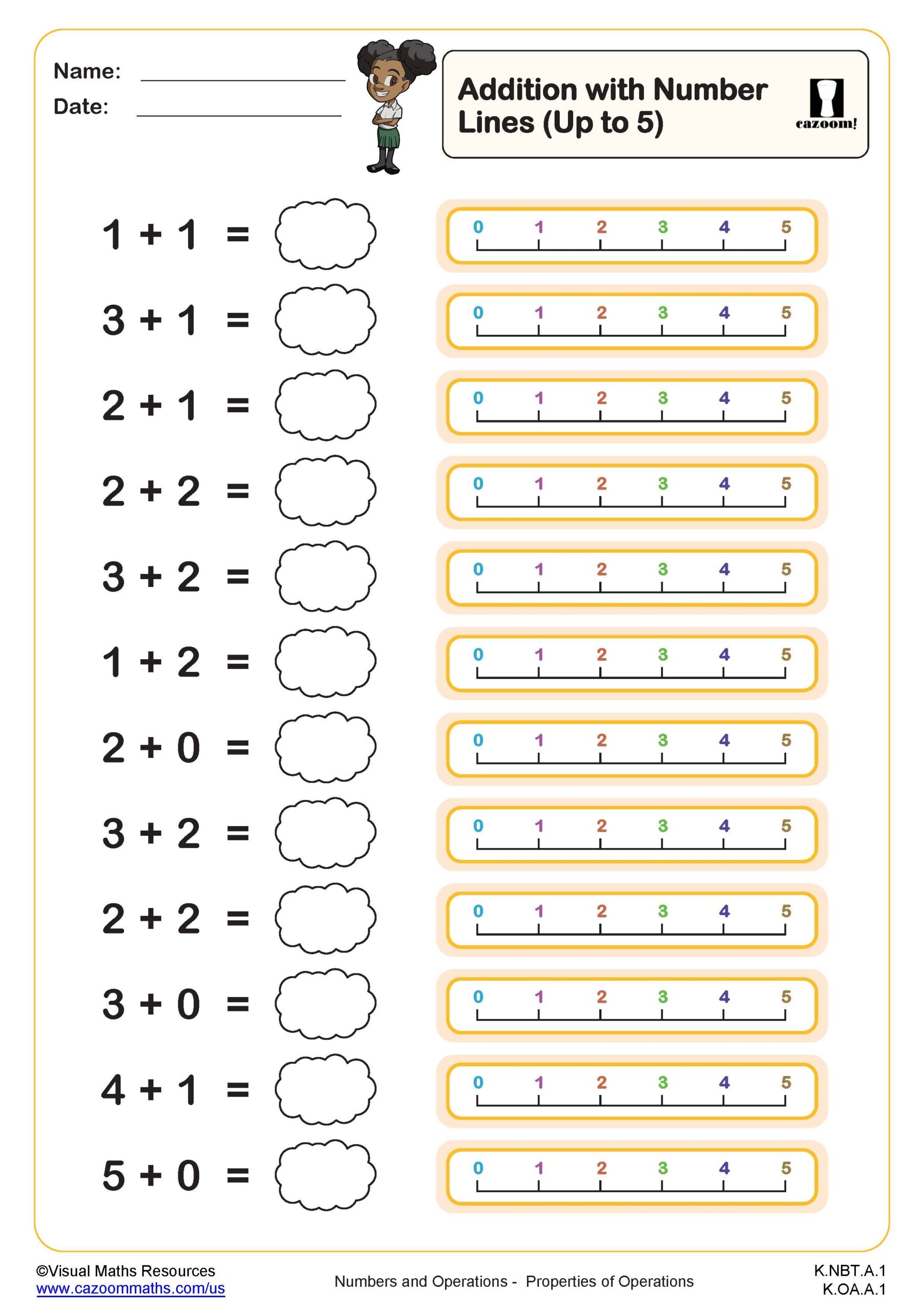 Maths For Kindergarten Free Printable Worksheets