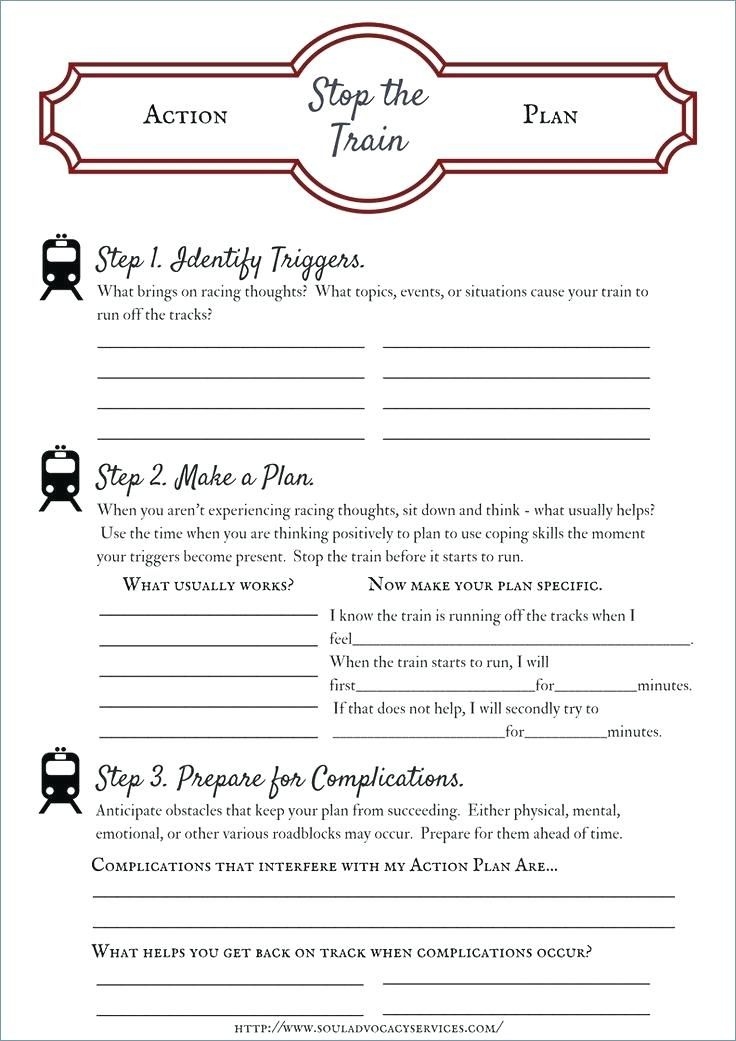 Free Printable Mental Health Worksheets For Adults Pdf Printable 