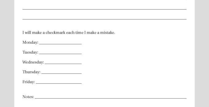 Free Printable Worksheets For Mental Health