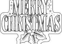 Free Printable Merry Christmas Coloring Pages