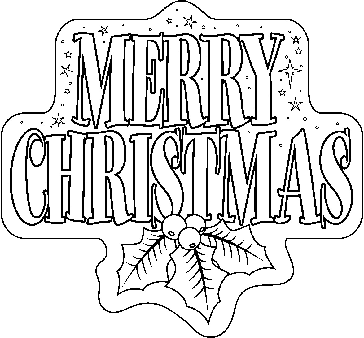 Free Coloring Pages For Christmas Printable