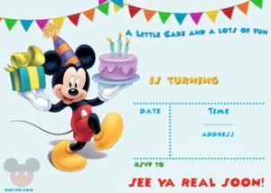 Free Printable Mickey Mouse Birthday Cards