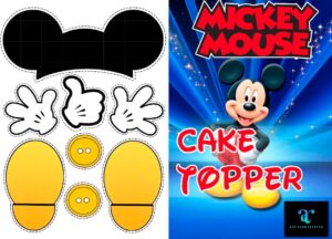 Free Printable Mickey Mouse Cake Topper Printable