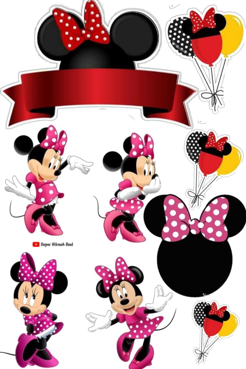 Free Printable Mickey Mouse Cake Topper Printable