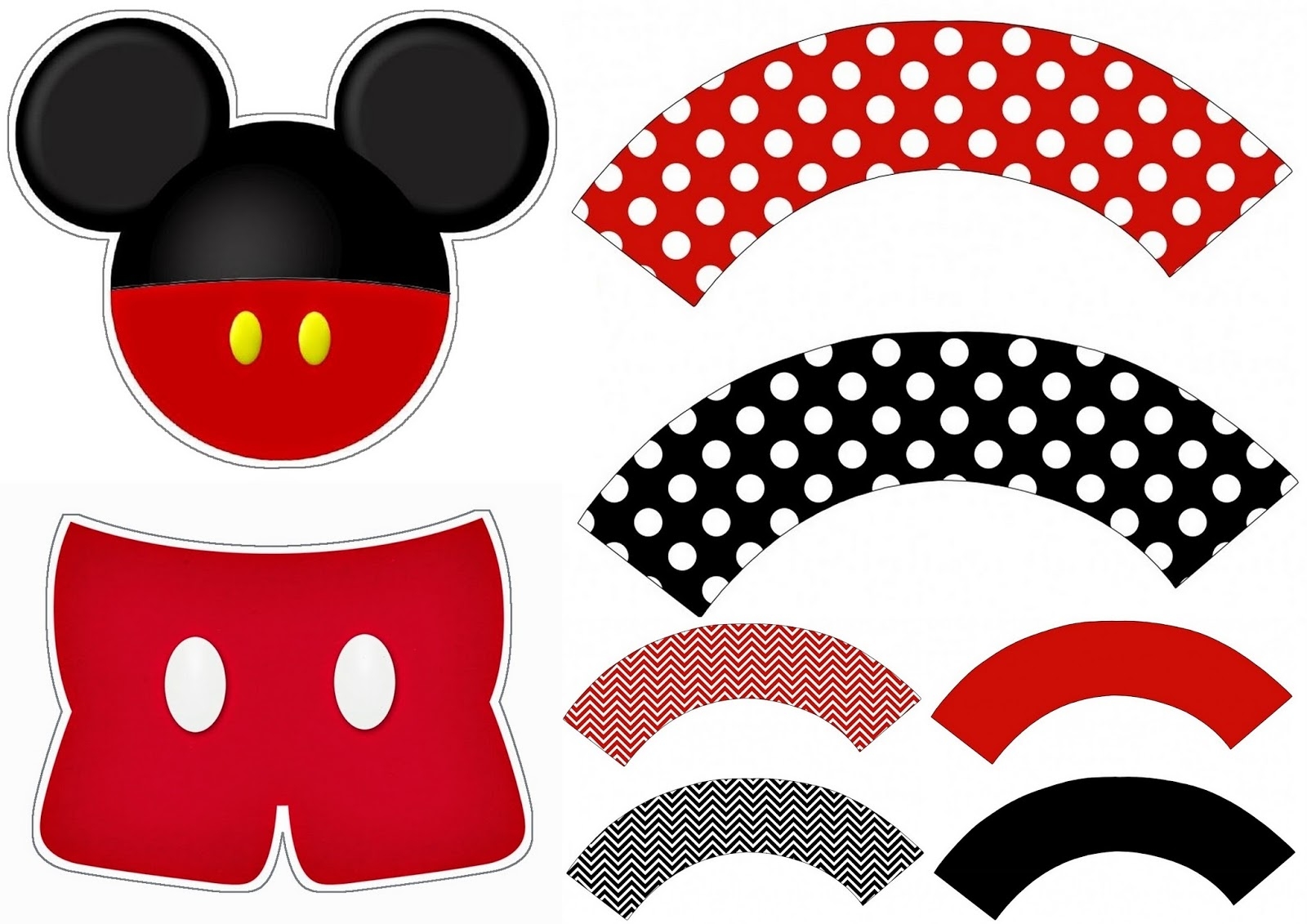 Free Printable Mickey Mouse Cake Topper Printable Printable Word Searches