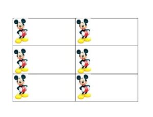 Free Printable Mickey Mouse Name Tags PRINTABLE TEMPLATES