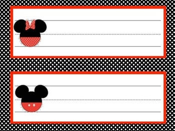 Free Printable Mickey Mouse Name Tags PRINTABLE TEMPLATES