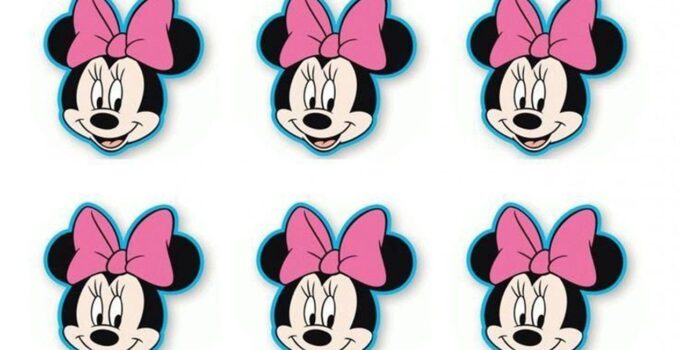 Free Printable Minnie Mouse Cupcake Toppers