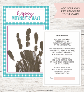 Free Printable Mother 39 s Day Handprint Poem